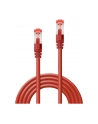 Lindy 47736 Kabel sieciowy (skrętka) Cat.6 S/FTP, czerwony - 5m - nr 8