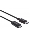 Manhattan Kabel Manhattan MANHATTAN Kabel DisplayPort na HDMI, 1.8m, černý (153201) - nr 26