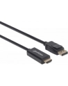 Manhattan Kabel Manhattan MANHATTAN Kabel DisplayPort na HDMI, 1.8m, černý (153201) - nr 35
