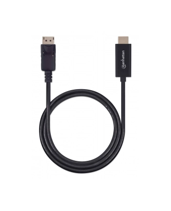 Manhattan Kabel Manhattan MANHATTAN Kabel DisplayPort na HDMI, 1.8m, černý (153201) nr 1