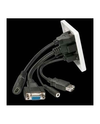 Lindy 60220 Moduł ścienny VGA/HDMI/USB 3.5mm jack stereo (ly60220) nr 1