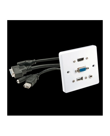 Lindy 60220 Moduł ścienny VGA/HDMI/USB 3.5mm jack stereo (ly60220) nr 2