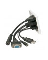 Lindy 60220 Moduł ścienny VGA/HDMI/USB 3.5mm jack stereo (ly60220) - nr 2