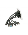 Lindy 60220 Moduł ścienny VGA/HDMI/USB 3.5mm jack stereo (ly60220) - nr 6