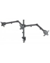 Manhattan 461658 uchwyt do monitora 68,6 cm (27'') Zacisk Czarny - nr 13