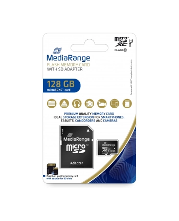 Mediarange MicroSDXC 128GB Class 10 UHS-1 + adapter SD (MR945) nr 2