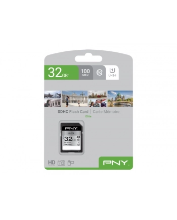 Karta PNY Technologies SDHC Elite 32GB UHS-I (P-SD32GU1100EL-GE) nr 1