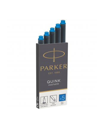 Parker NABOJE QUINK STANDARDI NIEBIESKIE ZMYWALNE (5SZT) 1950383