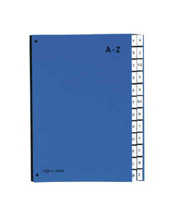 PAGNA Teczka  Pultordner Color 24 Fächer A-Z blau