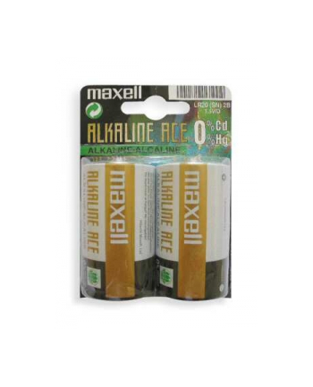 MAXELL BATTERY ALKALINE LR-20 BLISTER*2 (774410.04.EU)