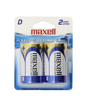 MAXELL BATTERY ALKALINE LR-20 BLISTER*2 (774410.04.EU)