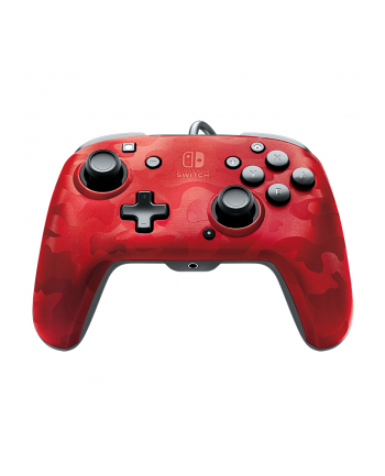 PDP Faceoff Wired Pro Controller Czerwony