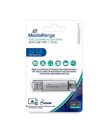 Mediarange MediaRange 32GB USB 3.0 + USB 3.0 Type-C (MR936)