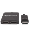 Manhattan Splitter 2-Port Display-Port mit MST 4K@30HZ - (207768) - nr 14