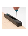 MONACOR MONACOR MC-52USB/SW STOŁOWA LISTWA ZASILAJĄCA, 5 GNIAZDEK, 2 GNIAZDA USB MC52USBSW - nr 12