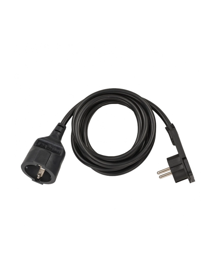 MONACOR MCF-215/SW Kabel zasilający, przedłużacz, uziemiona wtyczka, 2m główny