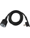MONACOR MCF-215/SW Kabel zasilający, przedłużacz, uziemiona wtyczka, 2m - nr 21