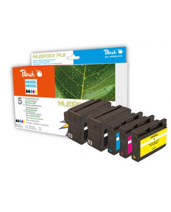 Peach Combi-Pack PLUS H932XL/H933XL - Kartridż z tuszem Czarny (PI300578) nr 1