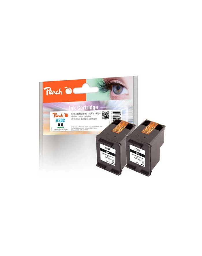 Peach TwinPack - Kartridż z tuszem Czarny główny