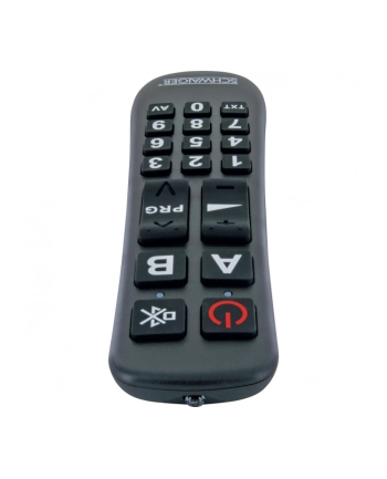 Schwaiger 2 In 1 Universal Remote Control Black