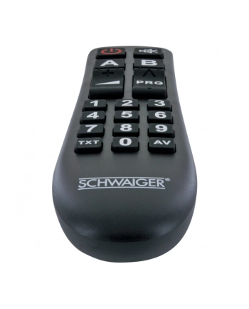 Schwaiger 2 In 1 Universal Remote Control Black