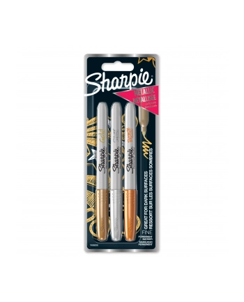 Marker permanentny okrągły 3kol Paper Mate Sha F Pmkr B/c nr 1