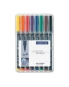 Staedtler Foliopis Lumocolor M Wodoodporny Zestaw 8 Kol. 1 2 3 4 5 6 7 9 W Etui Box - nr 4