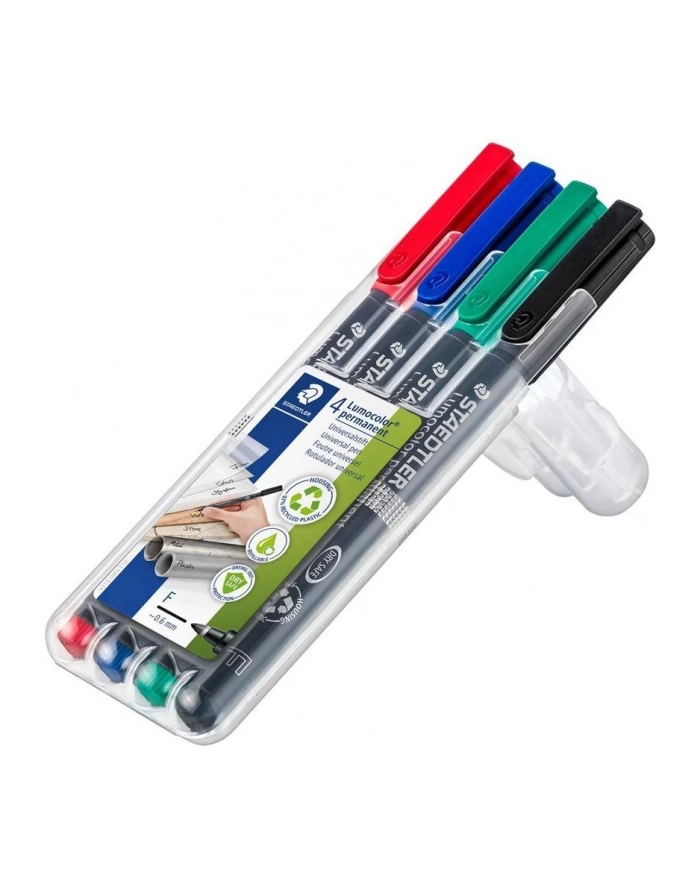 Staedtler Foliopis Lumocolor F 4Szt W Etui Steadtler główny