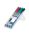 Staedtler Foliopis Lumocolor F 4Szt W Etui Steadtler - nr 1