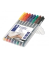 Staedtler Foliopis Lumocolor F Wodoodporny Zestaw 8 Kol. 1 2 3 4 5 6 7 9 W Etui Box - nr 9
