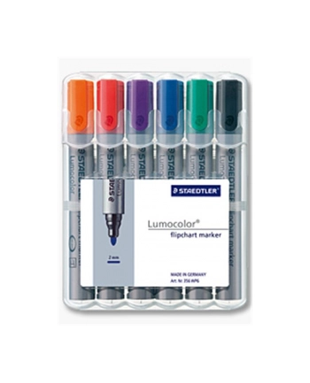 Staedtler Marker Do Flipchartów Lumocolor, 6 Kolorów W Etui (Sta307) nr 1