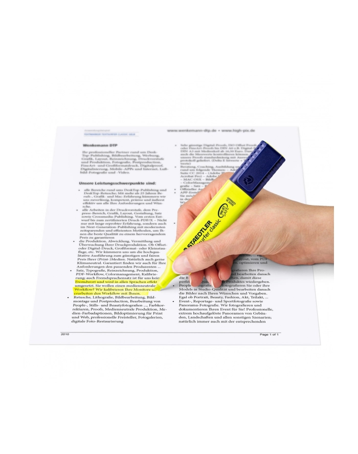 Staedtler Zakreślacz Textsurfer Classic 4 Kol główny