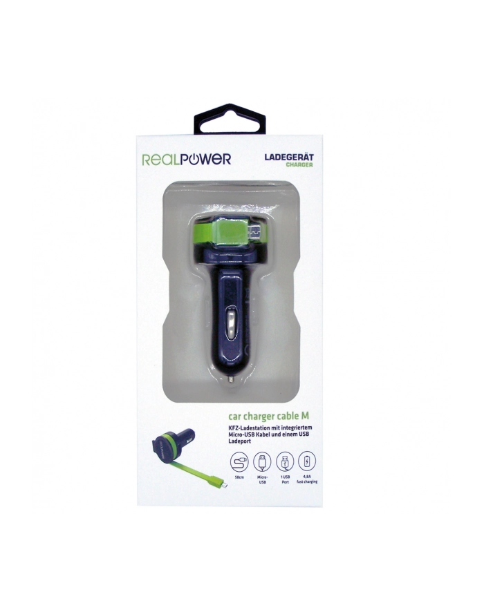 Realpower MicroUSB Cable + 1x USB (257635) główny