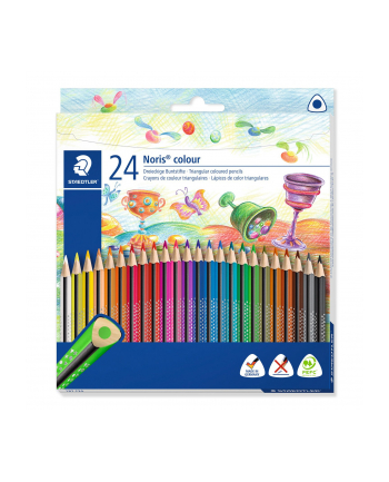 Staedtler Kredki Noris Wopex 24 Kolory Trójkątne