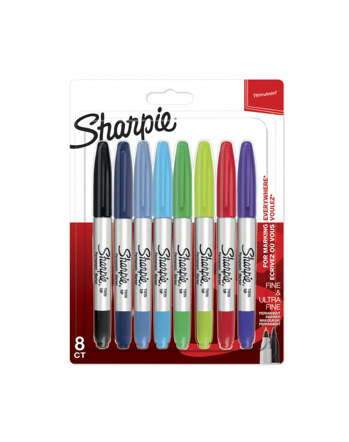 Twin Tip Marker Sharpie 8 kolorów główny