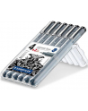 STAEDTLER Pisak z atramentem pigmentowym czarny 6 sztuk - nr 13