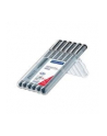STAEDTLER Pisak z atramentem pigmentowym czarny 6 sztuk - nr 6