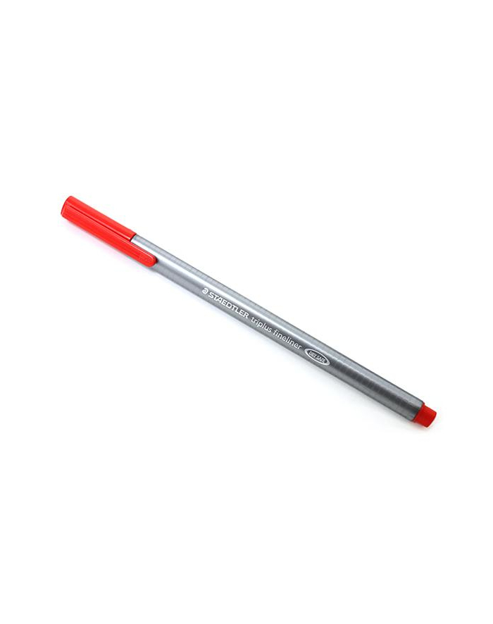 Cienkopis Triplus Fineliner czerwony główny