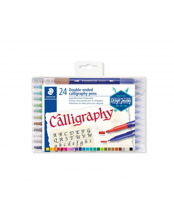 Staedtler Pisak Artystyczny Do Kaligrafii Design Journey 3.5Mm I 2Mm 24 Kolory Sd 3005Tb24