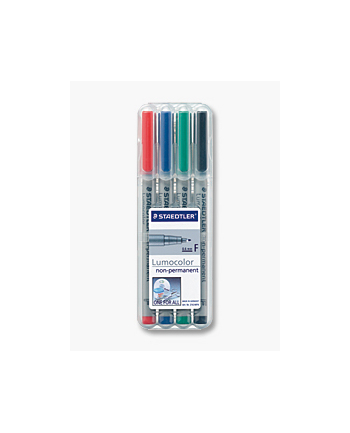 Staedtler Flamaster Suchościeralny Lumocolor Ohp, F, 4 Kolory W Etui (Sta017)