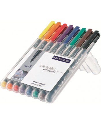Staedtler Foliopis Lumocolor M Wodoodporny Zestaw 8 Kol. 1 2 3 4 5 6 7 9 W Etui Box