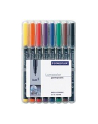 Staedtler Foliopis Lumocolor F Wodoodporny Zestaw 8 Kol. 1 2 3 4 5 6 7 9 W Etui Box - nr 6