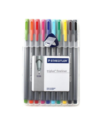 Staedtler Cienkopis fibrowy TRIPLUS FINELINER 0,3 mm 10 kol.