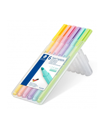 Staedtler Highlighter Tripl.Pastel 6Pcs.Box