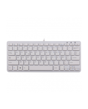 R-GO Tools Compact Keyboard, (BE), white (RGOECBEW)