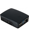 Raspberry Pi Obudowa 4 plastikowa czarno-szara (PI4B_CASE_BLKGRY) - nr 1