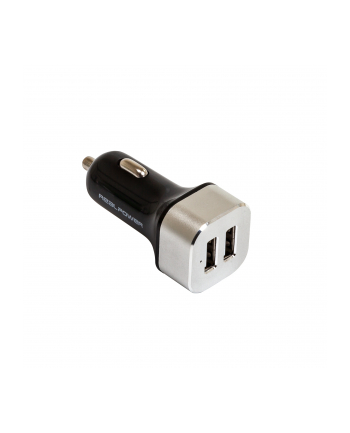 Realpower 2xUSB Czarno-srebrna (176635)