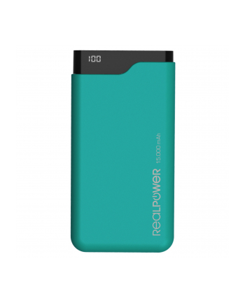 Realpower PB-15000C 15000mAh Zielony (243968)