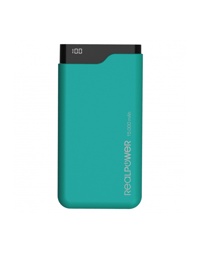 Realpower PB-15000C 15000mAh Zielony (243968) główny