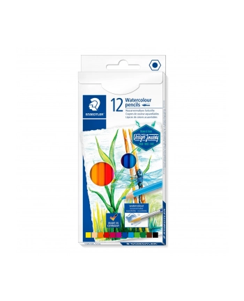 Kredki sześciokątne akwarele, Design Journey 12 kolorów S 146C 10C C12 Staedtler nr 1